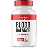 VitaFlow Capsules, Official Vita Flow Balance Support Supplement Pills, Vitaflow All Natural Advanced Formula Capsule, Vitaflo Pills Balance Support Reviews, 1 Month Supply, 30 Servings 60 Capsules