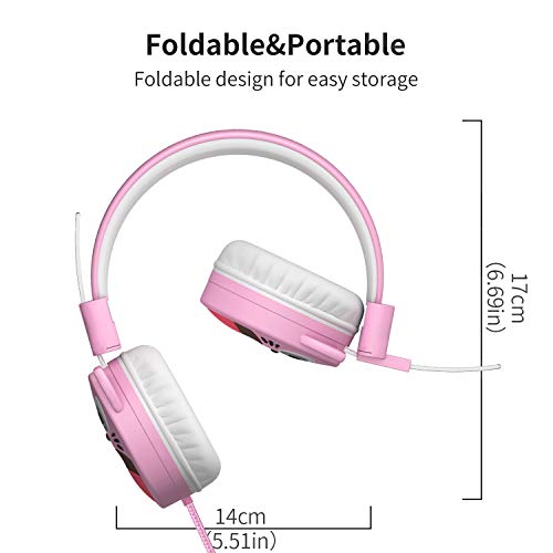 KidMoments K13 Kinderkoptelefoons met Volumebegrenzing van 85dB voor Gehoorbescherming & Notice,Gemaakt van… - Afbeelding 6