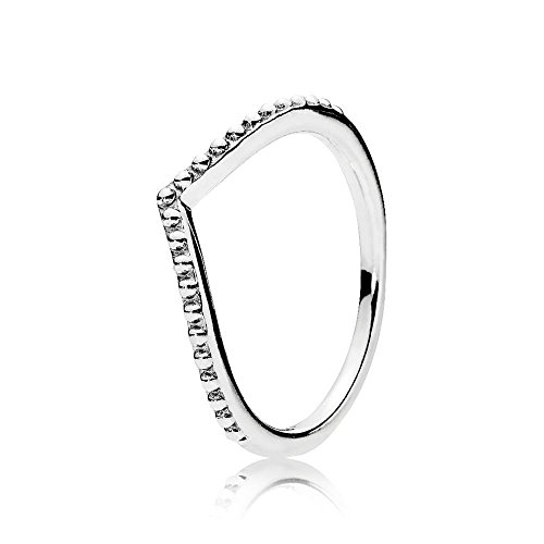 Pandora Women Silver Piercing Ring - 196315, Ring Size- N (Manufacturuer size 54)