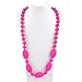Consider It Maid Silicone Teething Necklace for Mom to Wear - FREE E-BOOK - BPA FREE and FDA Approved - One Love (Violet Red)