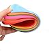 AIWENXIE Dog Toy Frisbees - Children's Frisbees -Dog Frisbees - Training Silicone Frisbees - One Pack of Multi-Color 6 Frisbees