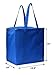 CYMA Large Insulated Zippered Tote Bag (Royal Blue)