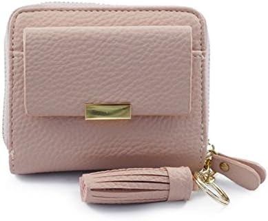 Ladies short wallet/Simple zip large wallet/Money clip-A