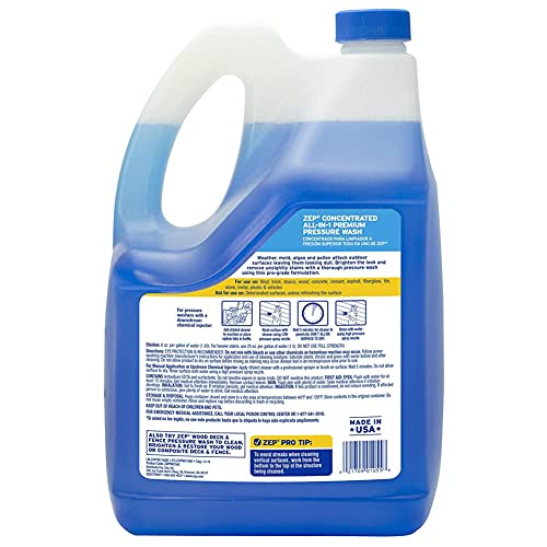 Zep All-in-1 premium Pressure Washing Concentrate (172 Fl. Oz/5.09L), blue photo 11