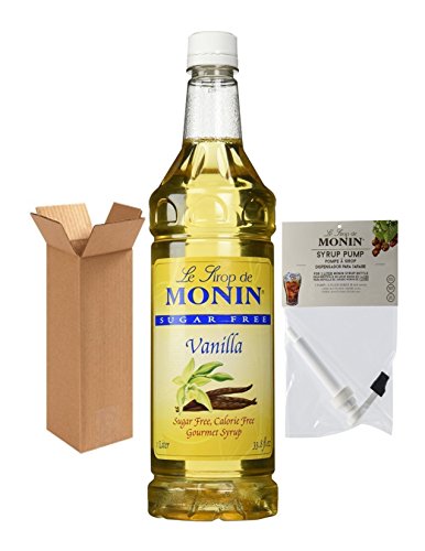 Monin Sugar Free Calorie Free Vanilla Syrup 33 8 Ounce Plastic Bottle 1 Liter With Monin Bpa Free Pump Boxed Buy Online In Cambodia Monin Products In Cambodia See Prices Reviews