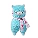 KSB 18'' Giant Blue Scarf And Earmuff Plush Alpaca,100% Plush Stuffed Animals Doll Toys,Best Birthday Gifts For The Children Kids