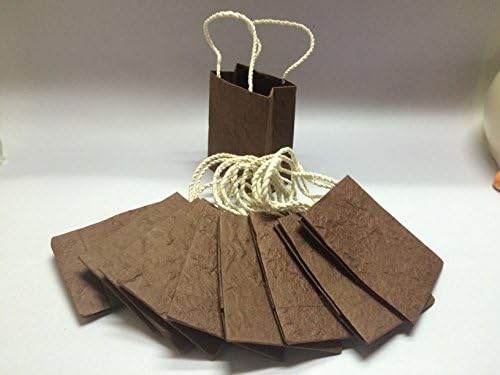 Brown Paper Bags Mini Handles are the Perfect Solution for Mini Gift 10 Pcs