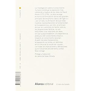 Investigación sobre el conocimiento humano / An Enquiry Concerning Human Understanding (Spanish Edition)