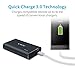OLALA 10500mAh 2-Port Power Bank with Quick Charge 3.0 Aluminum Portable Charger for iPhone, iPad, Samsung Galaxy