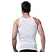 Andux Men's Shaper Slimming Shirt Elastic Sculpting Vest White SSY-2 (L)