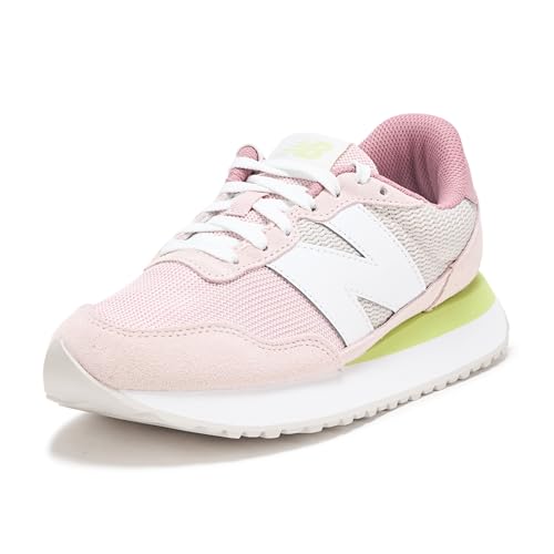 New Balance Women's 237 Sneaker, Stone Pink/Nb 102 White, 10.5 at Amazon