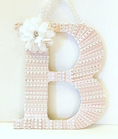 Tightly Wound Designs Gorgeous Hand Decorated Floral Monogram-Personalized Nursery Letters-Gift