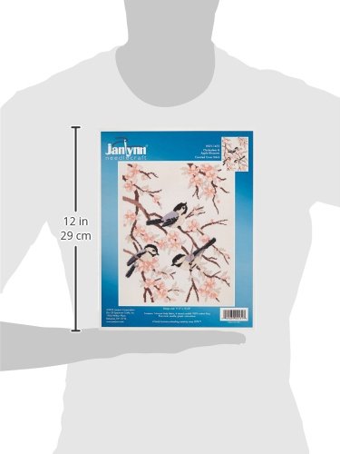 Janlynn 14 Count Chickadees and Apple Blossoms Counted Cross Stitch Kit, 11-1/2 by 15-1/4-Inch - Thumbnail 3