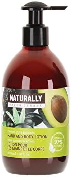 Upper Canada Soap Naturally Pressed Olive and Avocado Hand &amp; Body Lotion 12 fl.oz
