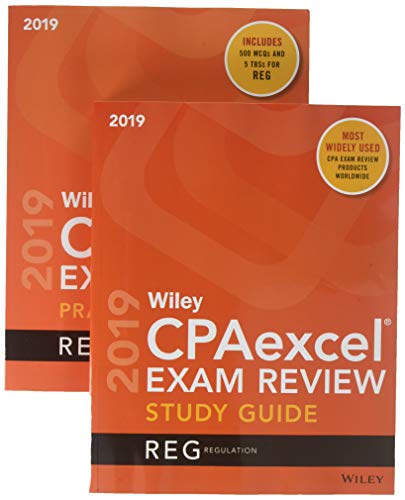 Wiley CPAexcel Exam Review 2019 Study Guide + Question Pack: Regulation