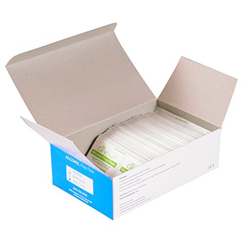 Care Touch Sterile Alcohol Prep Pads, Medium 2-Ply - 300 Alcohol Wipes