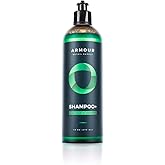 Armour Detail Supply Shampoo+ High-Foaming pH Neutral Shampoo, Professional Automotive Cleaning, Compatible with Foam Cannons or Bucket Washes - 16oz Bottle