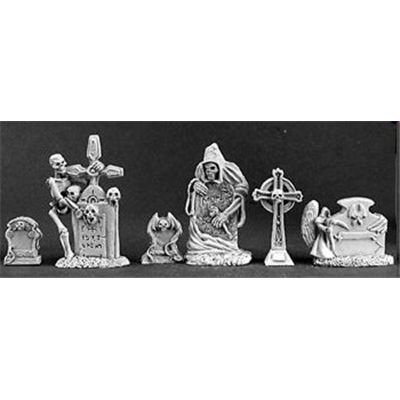 Dark Heaven Tombstones (5) RPR 03122 by Reaper