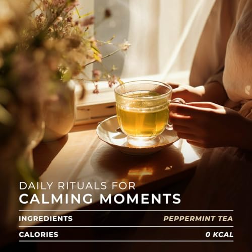 GYA TEA CO PEPPERMINT HERBAL TEA POD(16 CT) – DECAF REFRESHED MINT TEA FOR AWAKENING & UPLIFTING