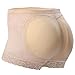 Everbellus Seamless Butt Lifter Shorts Padded Panties Enhancer Womens Underwear Beige M