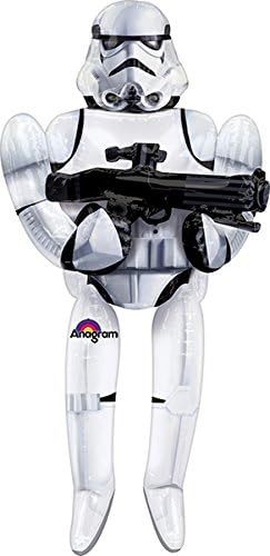 LoonBallon 70 Inch Star Wars Storm Trooper Airwalker Balloon, Giant AirWalker, 1 Pieces
