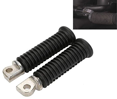 Rear Passenger Foot Pegs Foot Rests Black For Harley Davidson Sportster Dyna Touring Softail Glide Road King (All Years)