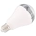 SOONHUA Bluetooth LED Light Bulb with Speaker-Dimmable Multicolored Color Changing Smart LED Music Lamp for iPhone, iPad, Android Phone