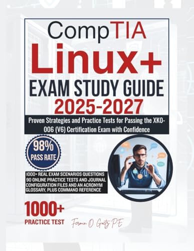 Amazon.com: CompTIA Linux+ CERTIFICATION EXAM PREP 2025-2027