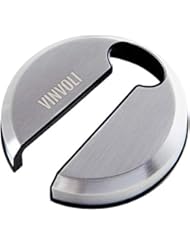 VINVOLI Wine Foil Cutter [Pack of 2] - New 2021 Wine Foil Cutter Tool - Foil Cutter for Wine Bottles - Wine Cutter Foil Opener Neck Label Remover - Wine Top Seal Cutter - Wine Bottle Foil Cutter