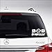 Aampco Decals Boxer Engine Subaru The World is Flat Car Truck Motorcycle Windows Bumper Wall Decor Vinyl Decal Sticker Size- [6 inch/15 cm] Wide/Color- Matte White