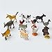 Fun Central (AU192) 12pc 5 Inch Assorted Farm Animals, Plastic Animal Figures, Farm Animals for Kids, Farm Animal Action Figures, Farm Animal Figures for Toddlers, Small Animal Farm Figures