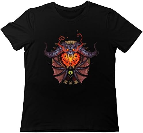 Men's Online Games WOW Warlock Sigil Tshirts Black