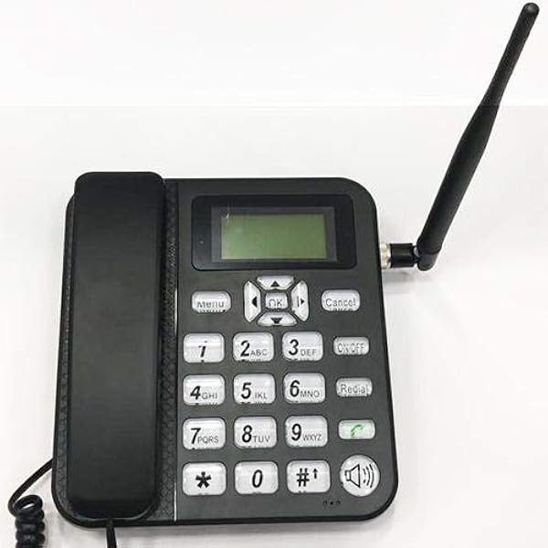 Wireless Gsm Desk Phone Quadband Sms Function With Sim Card