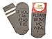 Saucey Socks If You Can Read This Please Bring Me Coffee, Beer, Wine, Socks Men Women, Luxury Cotton, Great Gift (Medium, Wine - Grey Black)