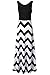 ChongXiao Women Summer Sleeveless Boho Wave Striped Beach Chevron Maxi Dress(FBA)