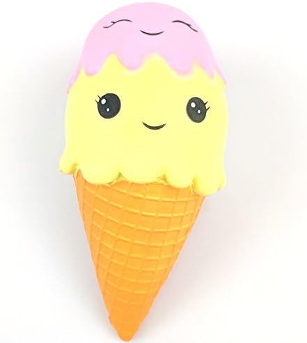 SUPER SQUISHIES HUGE 9" Jumbo Ice Cream Squishy Slow Rising Fun Kawaii Toys For Kids Girls And Boys Perfect As Party Favors And Gifts