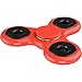 The Anti-Anxiety 360 Spinner Helps Focusing Fidget Toys [3D Figit] Premium Quality EDC Focus Toy for Kids & Adults - Best Stress Reducer Relieves ADHD & Boredom Ceramic Cube Bearing (Red with Black)