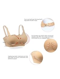 Sujetador de lactancia sin costuras para dama (2 unidades)