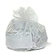 Plasticplace 4 Gallon Trash Bags, 6 Microns, Clear Garbage Can High Density Liners, 17