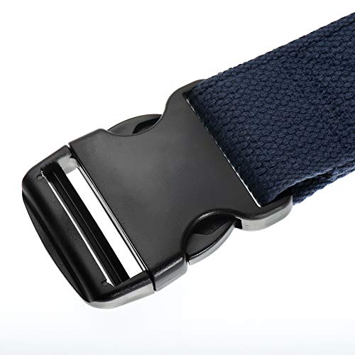 COW&COW Transfer and Walking Gait Belt with Quick Release Buckle for Caregiver Nurse Physical Therapist 2 inches(Navy Blue, 60inches)