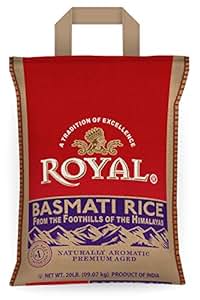 Amazon.com : Royal White Basmati Rice, 20 Pound : Dried ...
