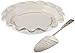 Mud Pie Circa Pie Plate and Server, White, Large