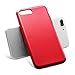 technext020 iPhone 7 Plus Red Leather Case/iPhone 8 Plus Red Leather Case, Ultra Slim Fit Artificial PU Synthetic Leather Case Shock Resistance Protective Cover for iPhone 7 Plus/iPhone 8 Plus Red