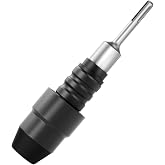 YOSIGHT SDS-Plus to SDS-Max Adapter for Rotary Hammers | 8-1/4 Inches Long Black Alloy Steel Adapter