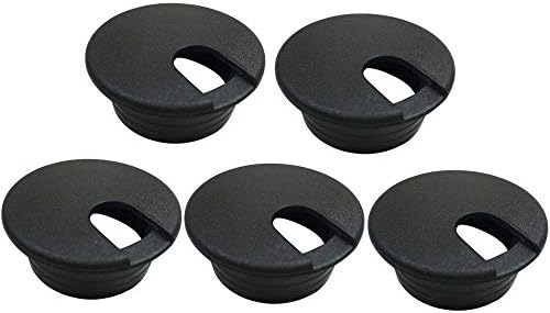 ANZESER 1-1/2" Black Desk Grommet (5 Pack)