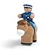 Wow Toys Police Patrol Rider Police Bike and Horse Set