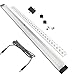 EShine Extra Long 20 inch LED Dimmable Under Cabinet Lighting Strip with Hand Wave Motion Sensor, Black, with Accessories (No Power Supply Included), Cool White (6000K)