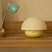 Anpress Tumbler Mushroom Design Colorful Night Light Touch Sensor Dimmable LED Nightlights with Softlight,Stronglight and 7 Colorful Light Best Gift for Baby Room, Bedroom, Nursery, Outdoor (Yellow)