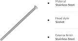 SEL 20 M3.5x75mm Extra Long Socket Plug Screws Electrical Fasteners view 2