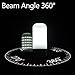 Rayhoo E26 E27 LED Light Bulbs Daylight 12W 1200 Lumens Incandescent 100-120W Bulb Equivalent, AC 85~265V, White 6000K, 4 Pack